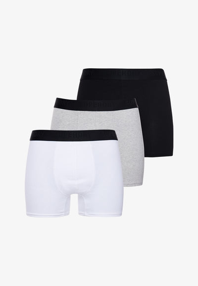 Pack 3 boxers blanc-gris-noir (7053267402931)