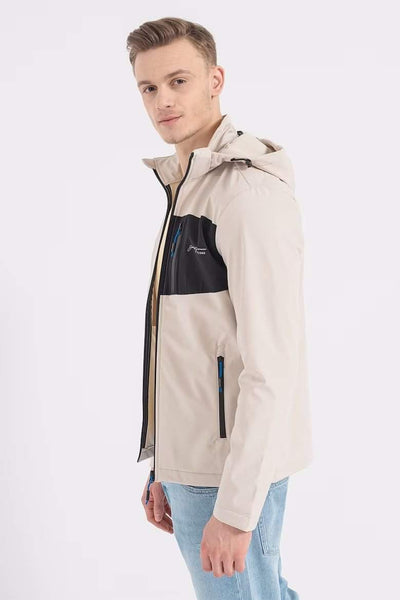 Veste JJTYSON SOFTSHELL Beige (7396267491507)