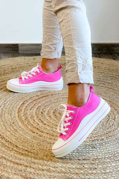 Style Converse compensée Rose (7349100019891)